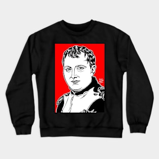 NAPOLEON ink and acrylic portrait Crewneck Sweatshirt